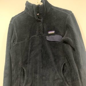 Patagonia Re-tool snap navy pullover women’s size large